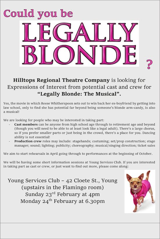 Could you be legally blonde