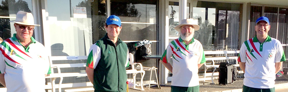 Club Pairs Finalists Stephen Walsh, Damien Miller, Colin Stokell and David Quigley.