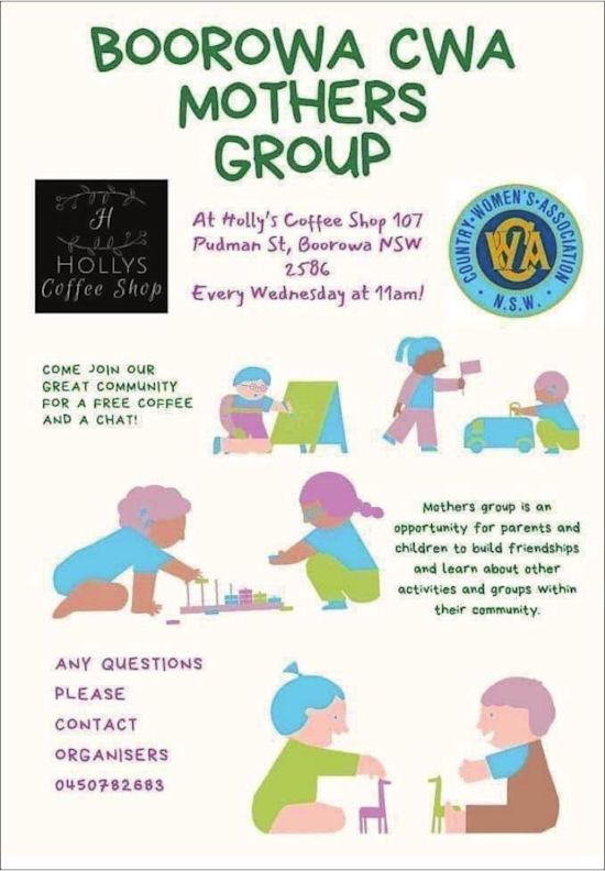 Boorowa CWA Mothers Group