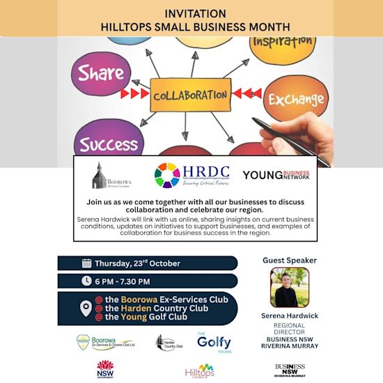 Invitation - Hilltops Small Business Month
