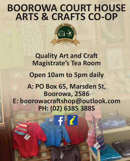 Boorowa Court House Arts & Crafts CO-OP