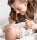 6 consejos para preparar el cambiador del bebé 
