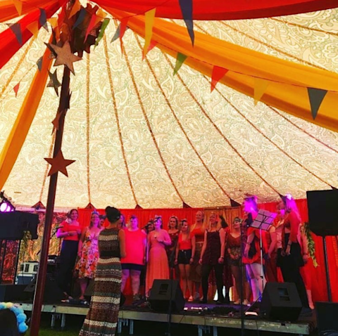 SHE Choir Brighton perform at Brighton Pride