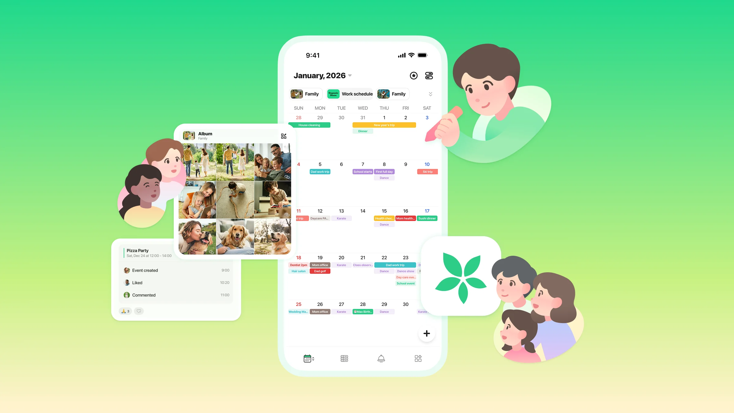 캘린더 전환이 더 부드러워집니다