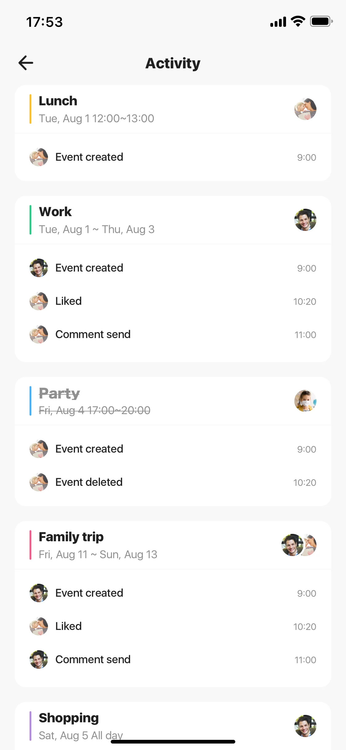 [Update] Calendar new activity location - TimeTree