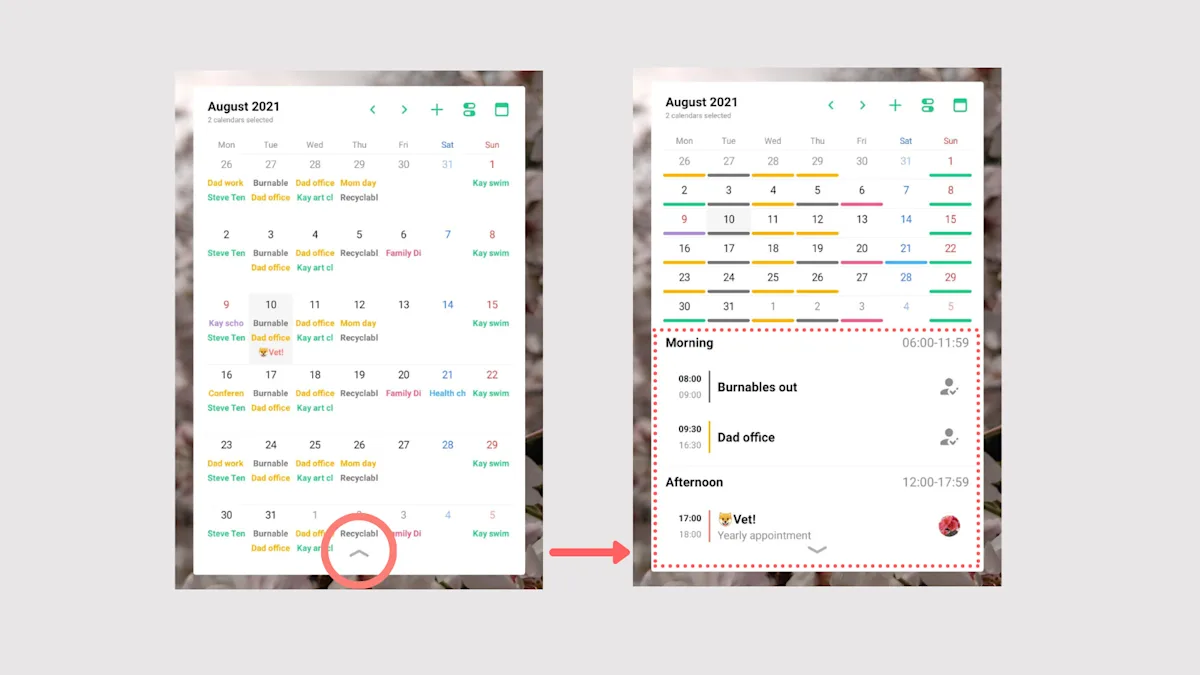 Design Of The New Widget Has Changed TimeTree Design of the new widget has changed timetree