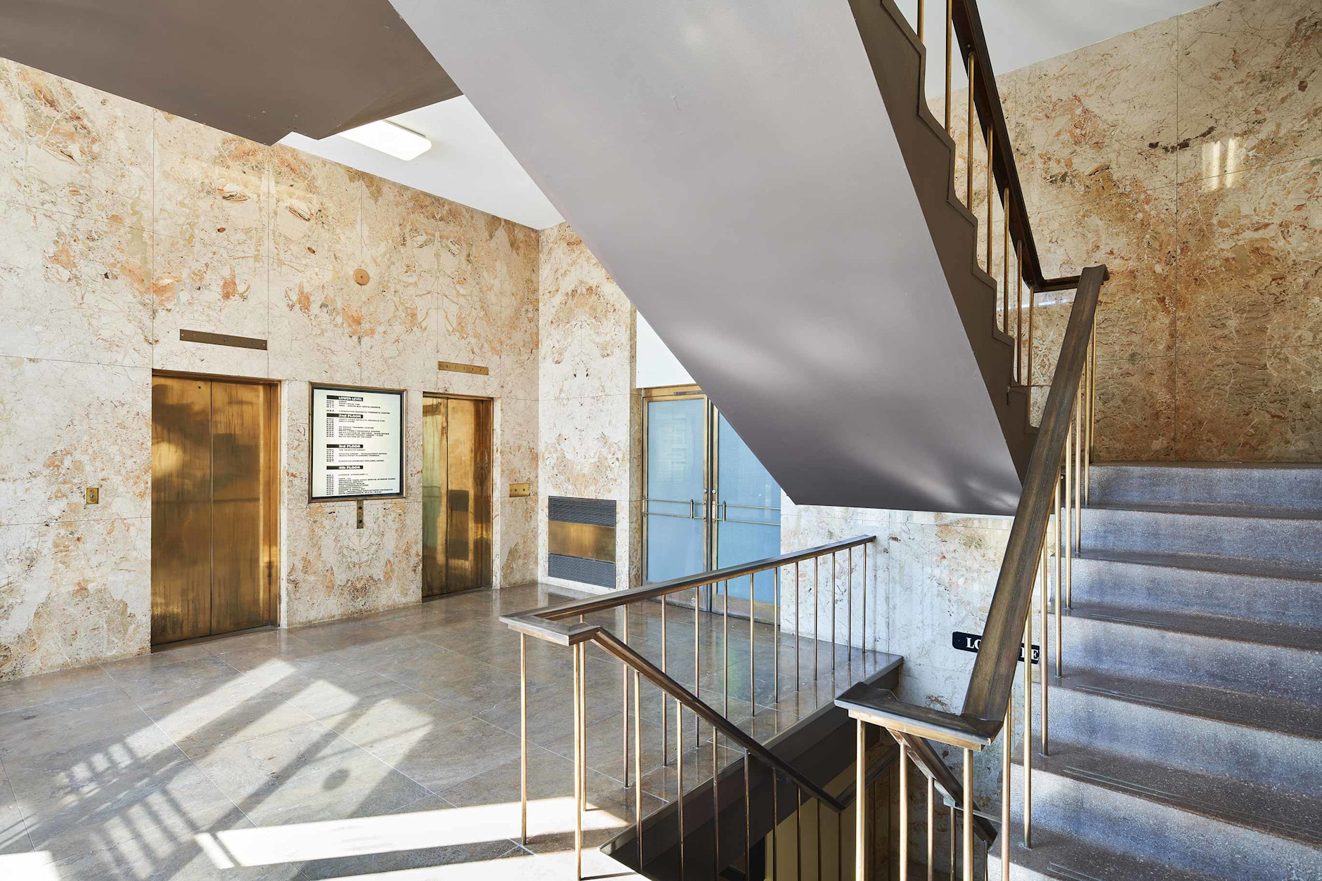 North Bay 101 Worthington St. East Elevator and stairwell