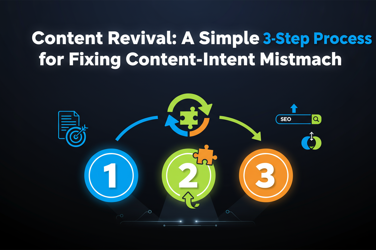 Content Refreshing: Intent Fix Secret to Rescue Dropping Traffic