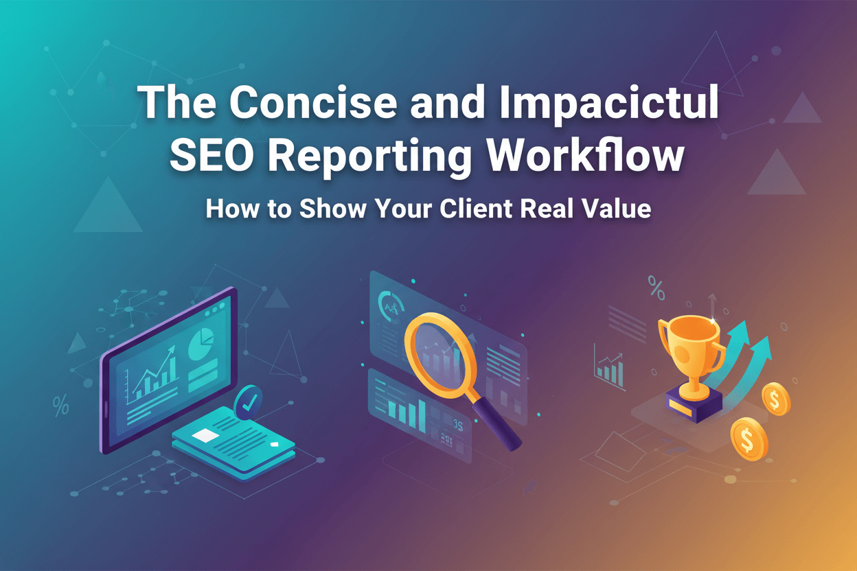The Concise and Impactful SEO Reporting Workflow: How to Show Your Client Real Value