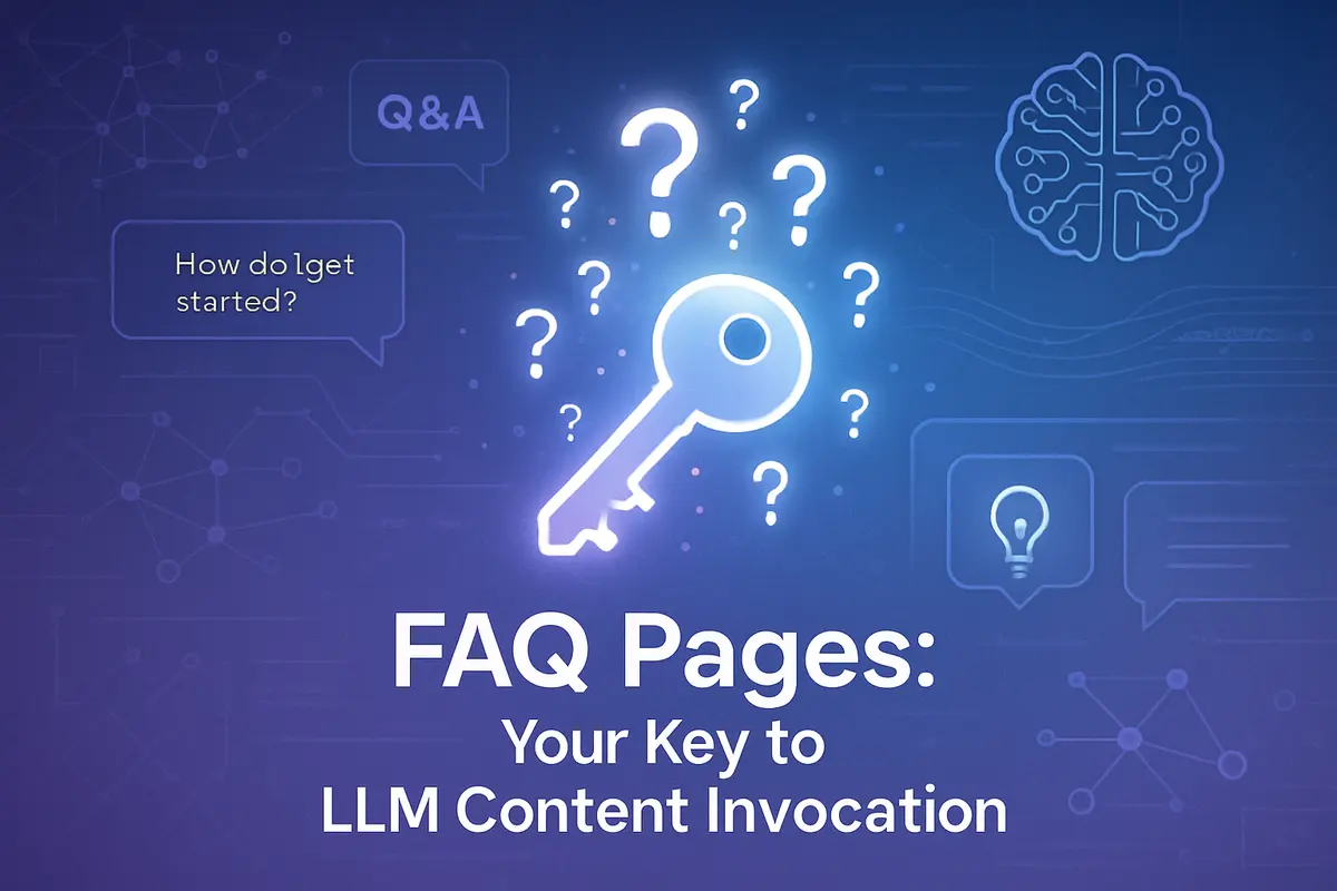FAQ Pages as AI Magnets: Engineering Content for LLM Discovery and Citation