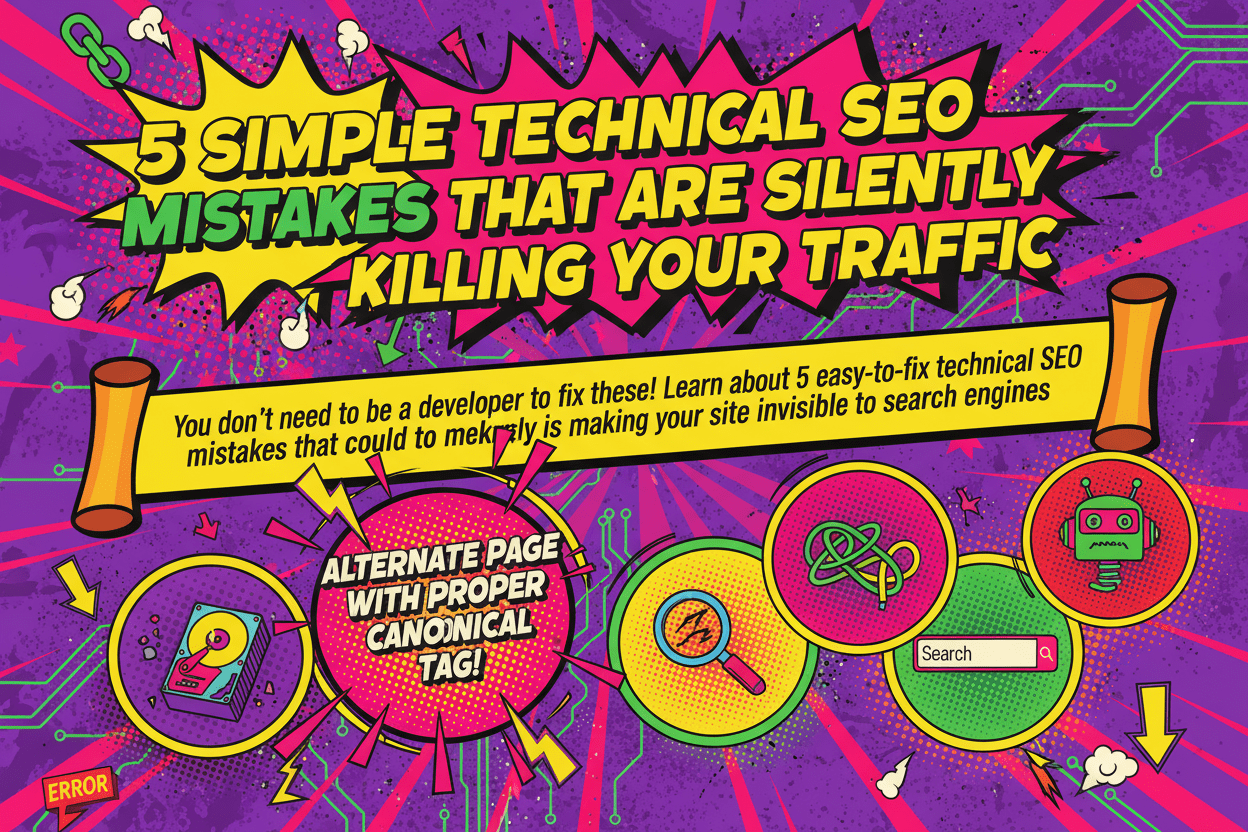 Fix Your Alternate Page with Proper Canonical Tag and 4 Other SEO Mistakes