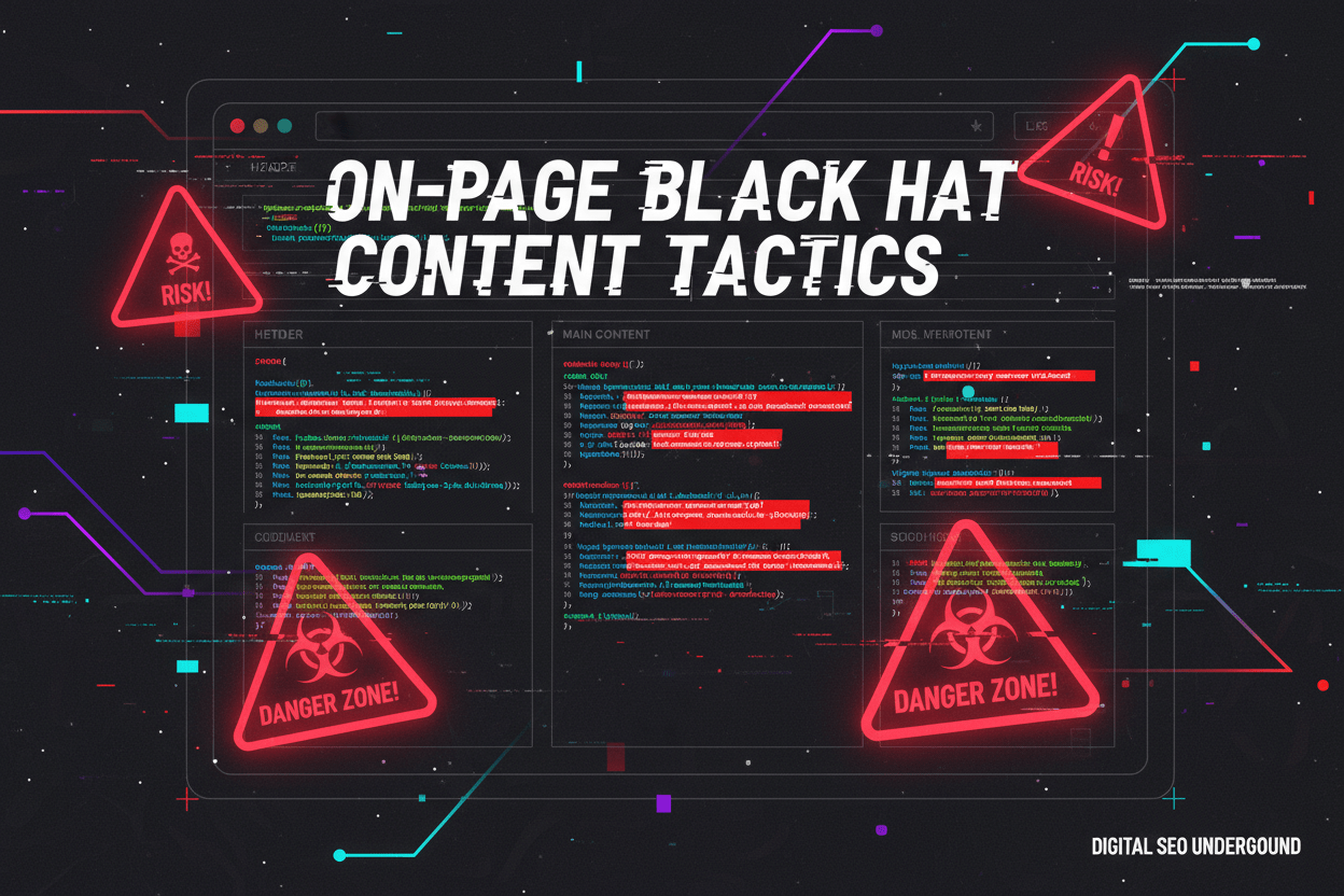 On Page SEO Services Spotting Black Hat Red Flags