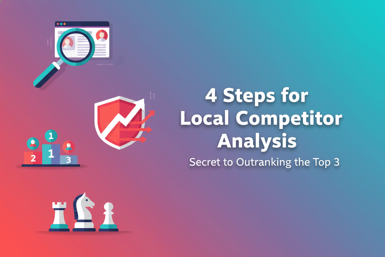 4 Efficient Steps for Local Competitor Reverse Analysis: The Secret to Outranking the Top 3