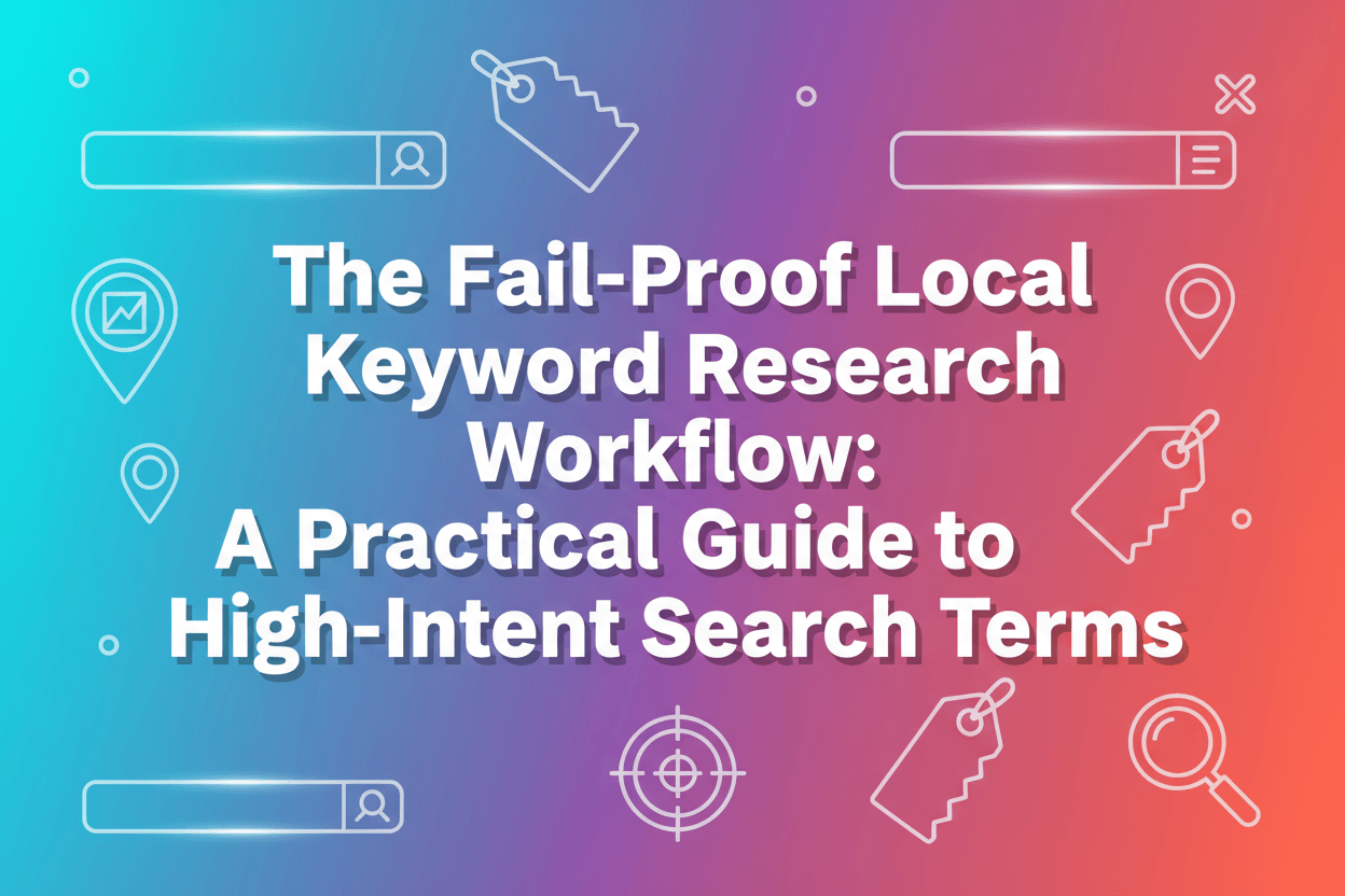 Local SEO Landing Page: Fail-Proof Workflow for High-Converting Keywords