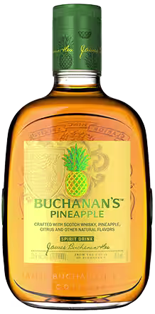A bottle of Buchanan's Pineapple Scotch Whisky