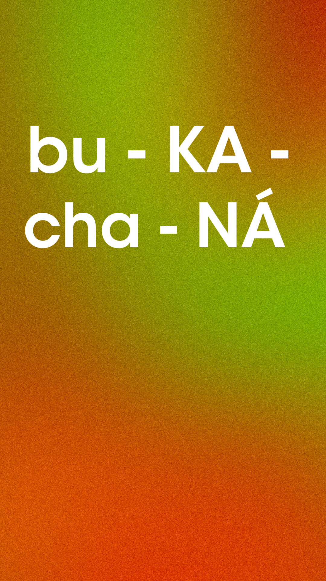 Como Lo Digas - Bukachana colorful background
