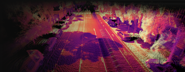 Ouster high-resolution digital lidar SLAM of San Francisco