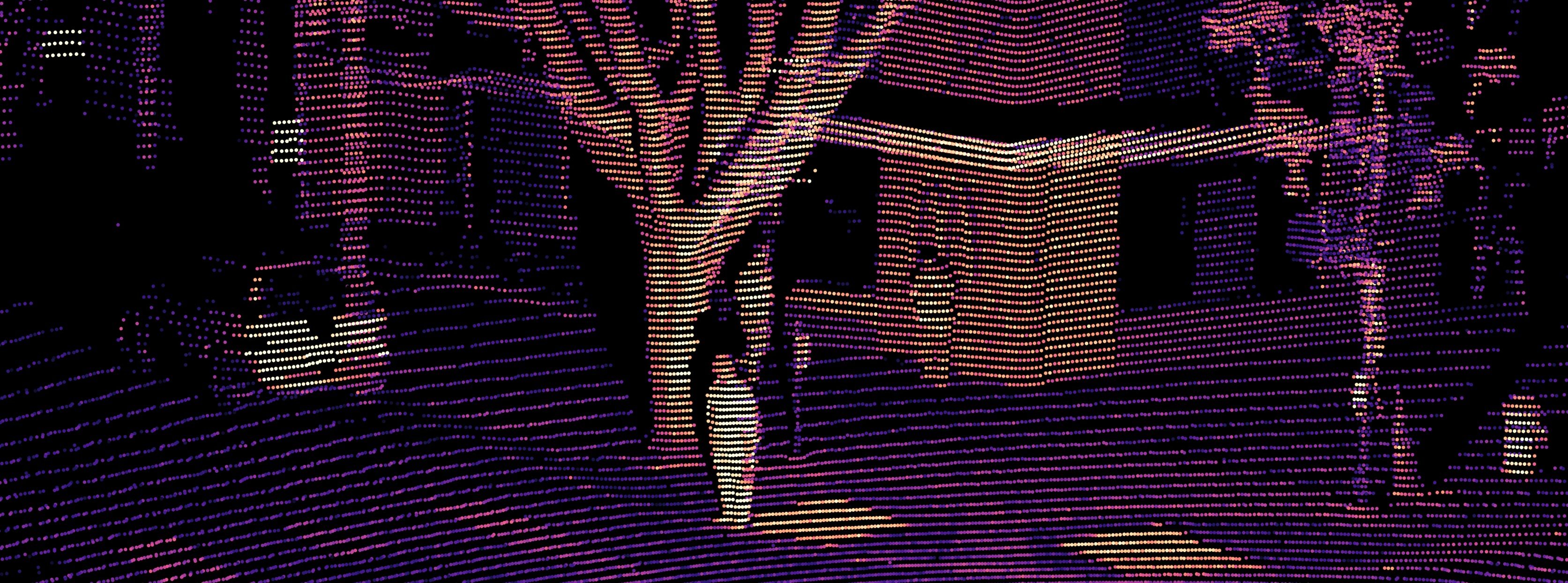 An intersection monitored by Ouster lidar