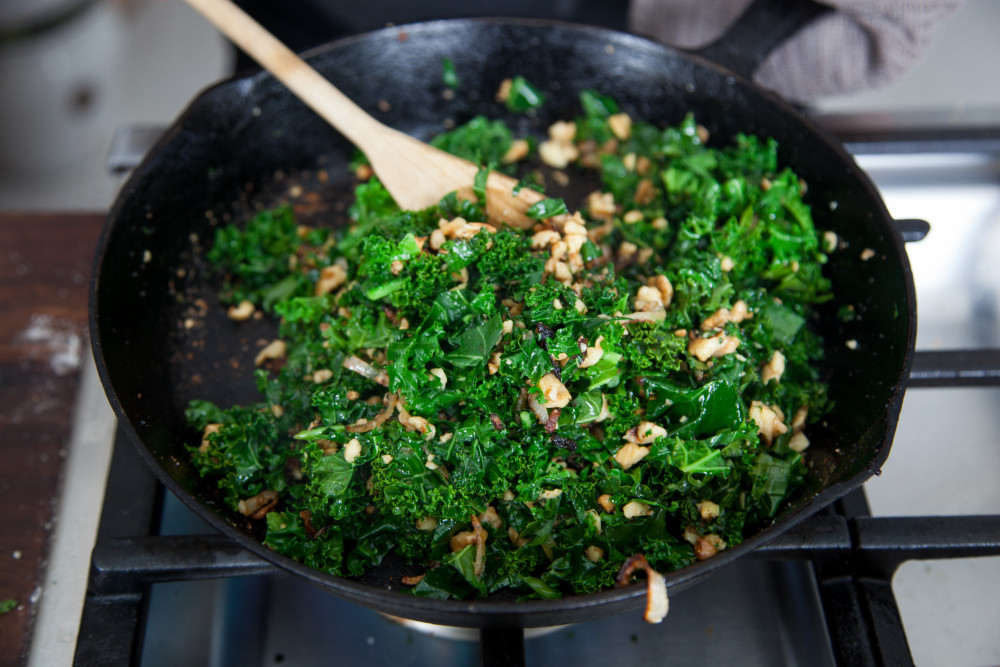 Lettuce Grow Kale & Parmesan Pastry Snails