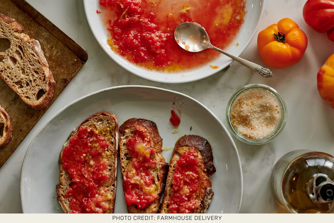 Lettuce Grow - Pan con Tomate