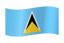 St Lucia Flag Image
