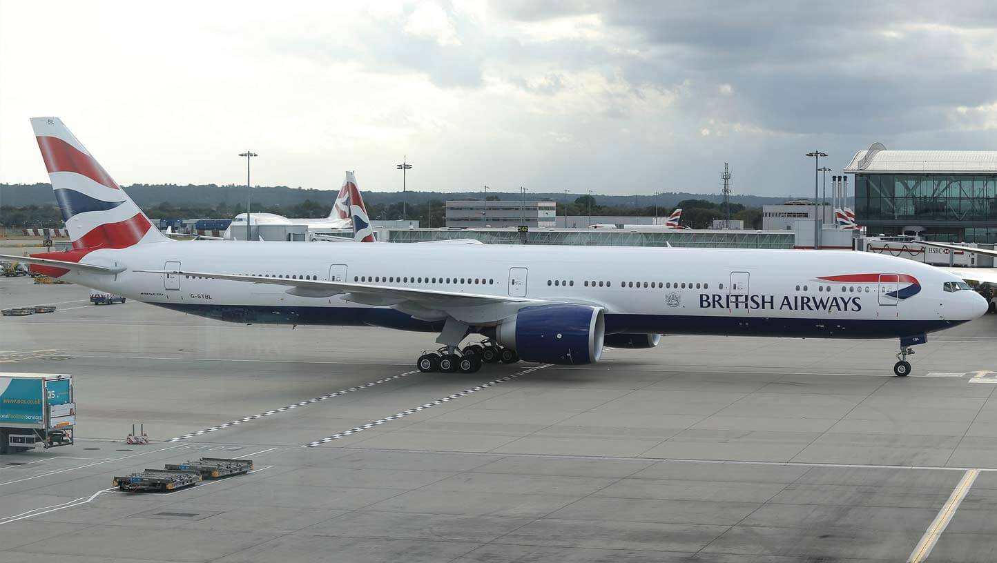 B777 Rear View Boeing 777-300 | IAG Cargo