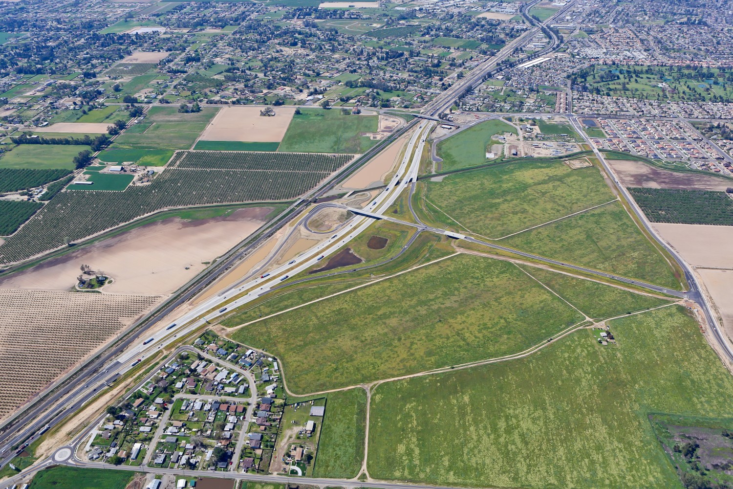 Highway 99 Realignment during construction