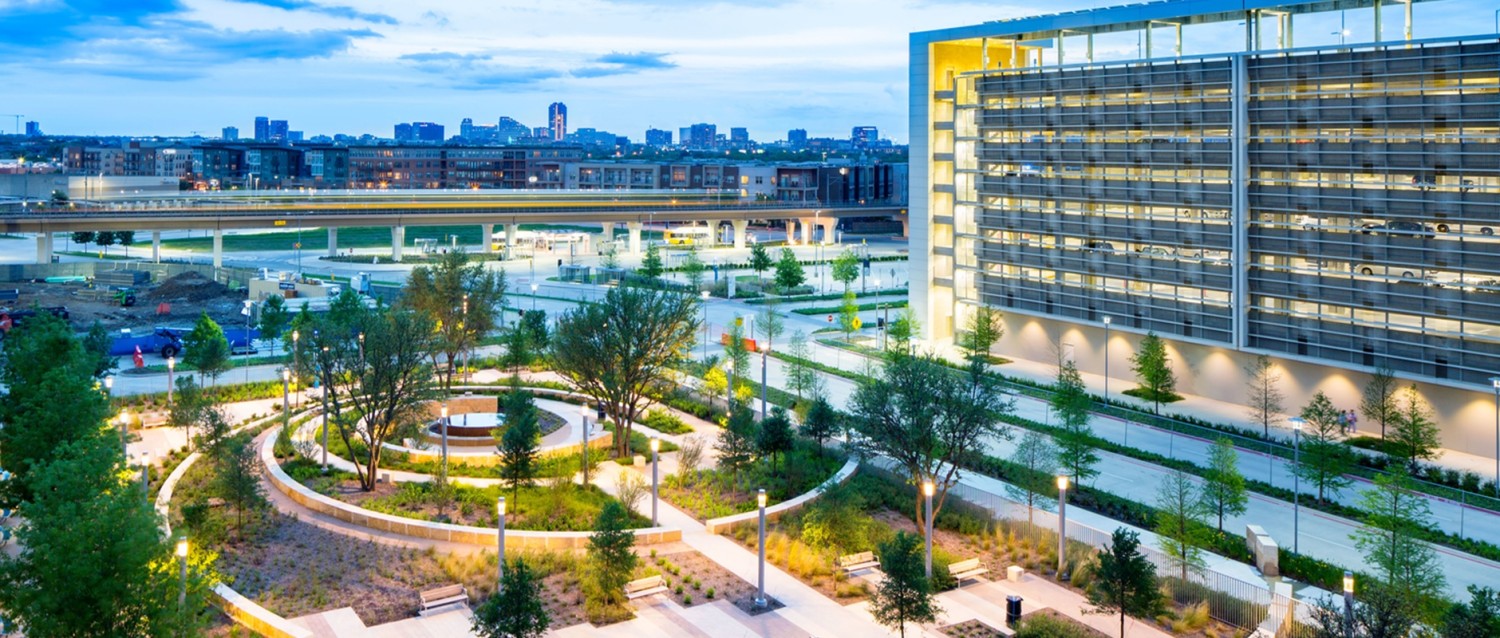 Exterior of completed healthcare construction.