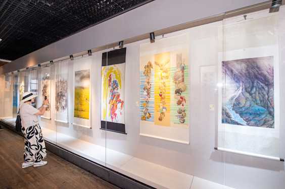美承華夏 書香兩岸--閩台美術名家交流展在福州登場