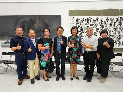 民企助"藝"大  臺藝大書畫系113年校慶美展 同興閃亮