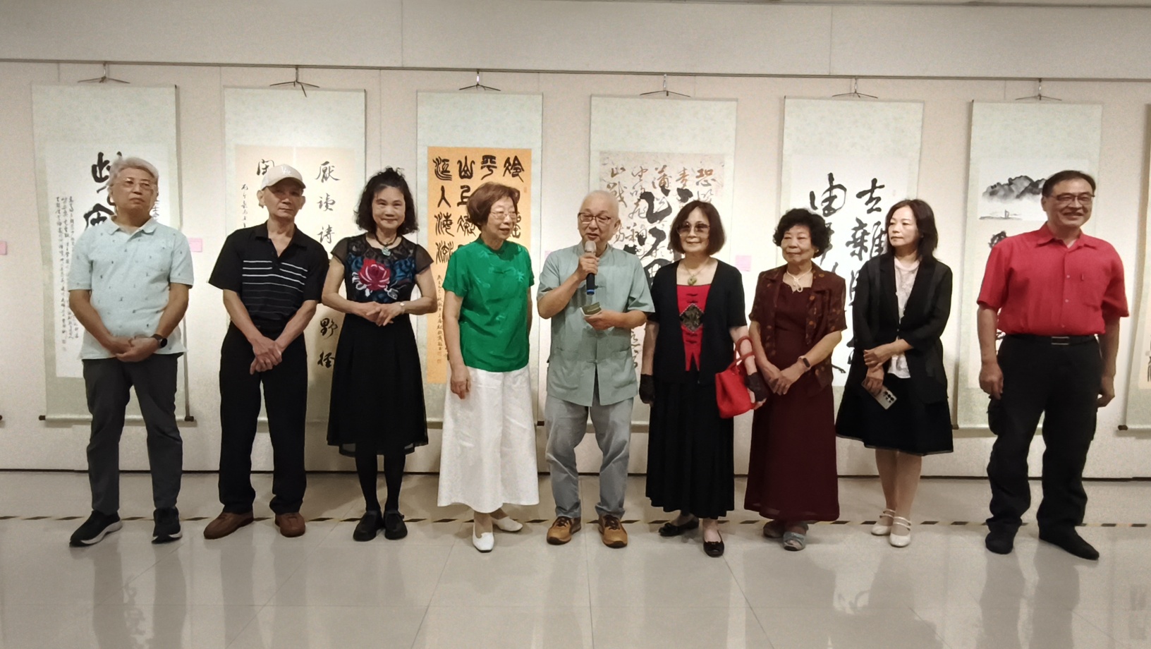 樂在其中--墨緣小集書法聯展開幕　四十載墨緣薪火相傳
