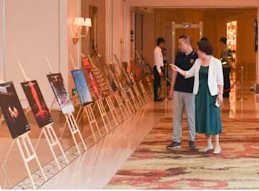 兩岸手機影像大賽於海峽閱讀大會頒獎 近百件得獎作品亮閃會場