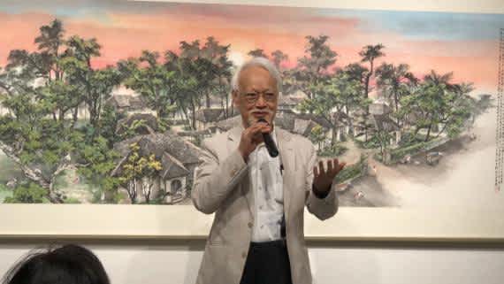 劉墉「畫我童年」畫展 大院子隆重開幕展出