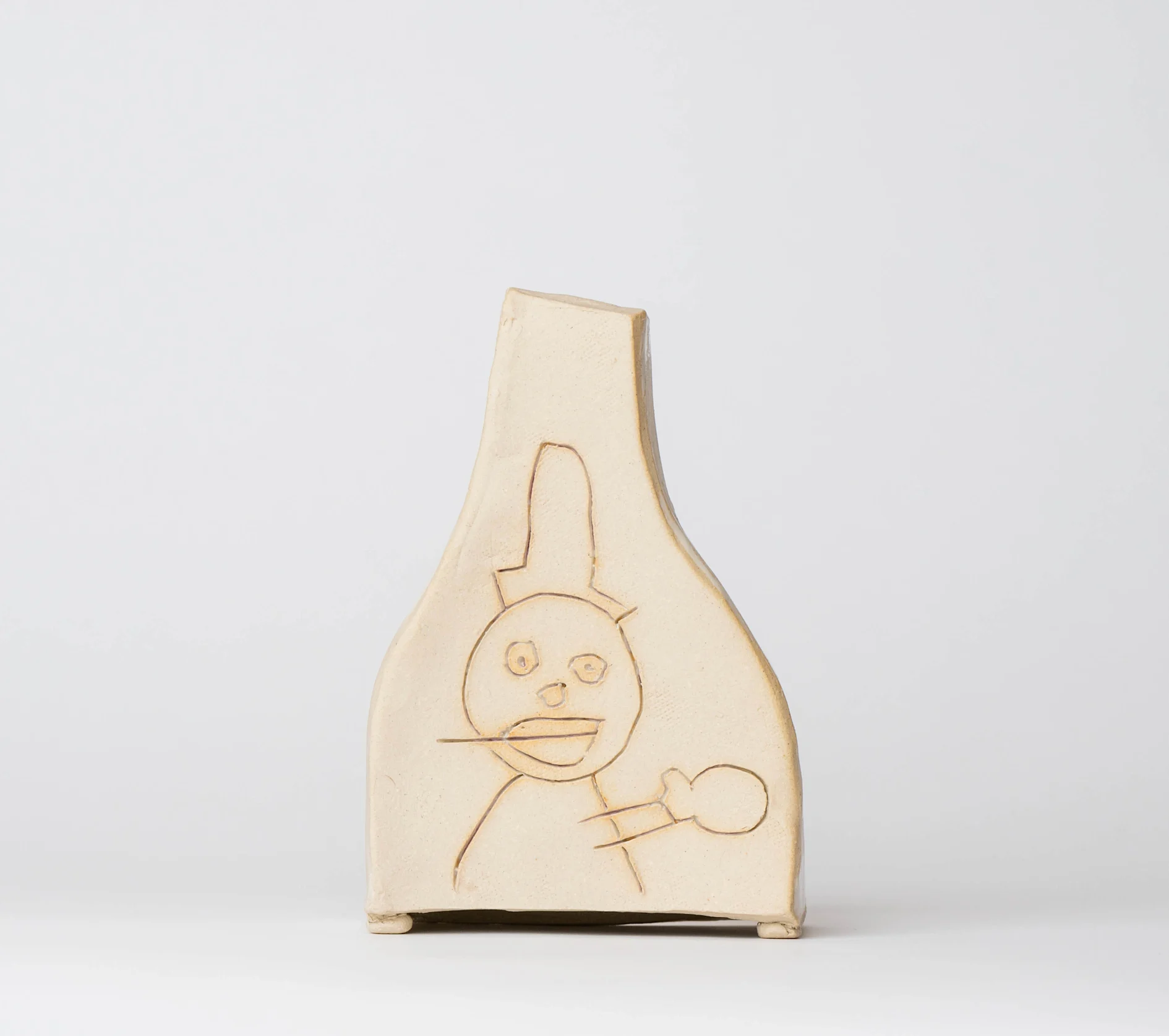 a shape of something with boxer and elephant (side 1)