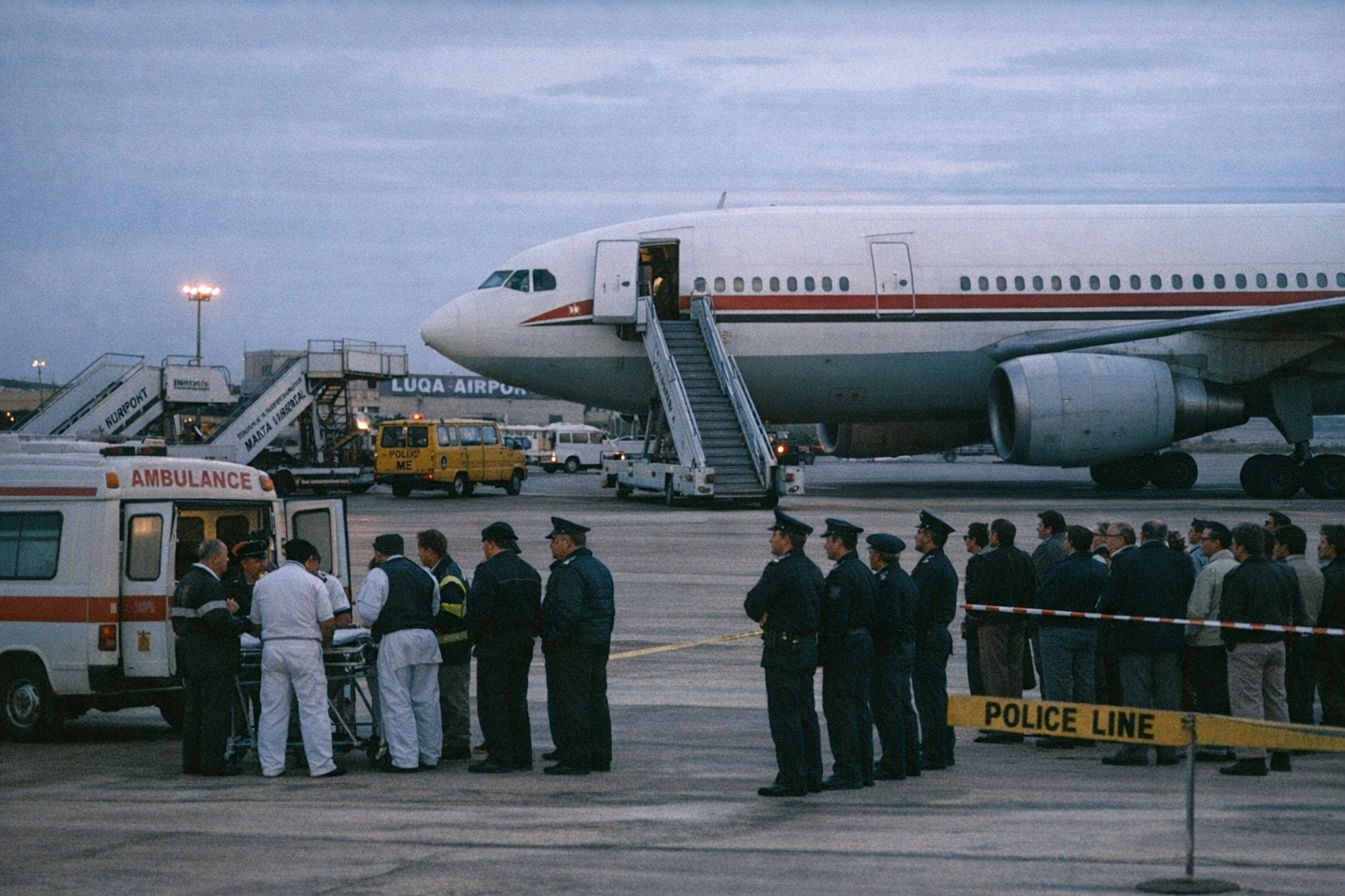 EgyptAir Flight 648 hijacking and storming at Luqa Airport, Malta