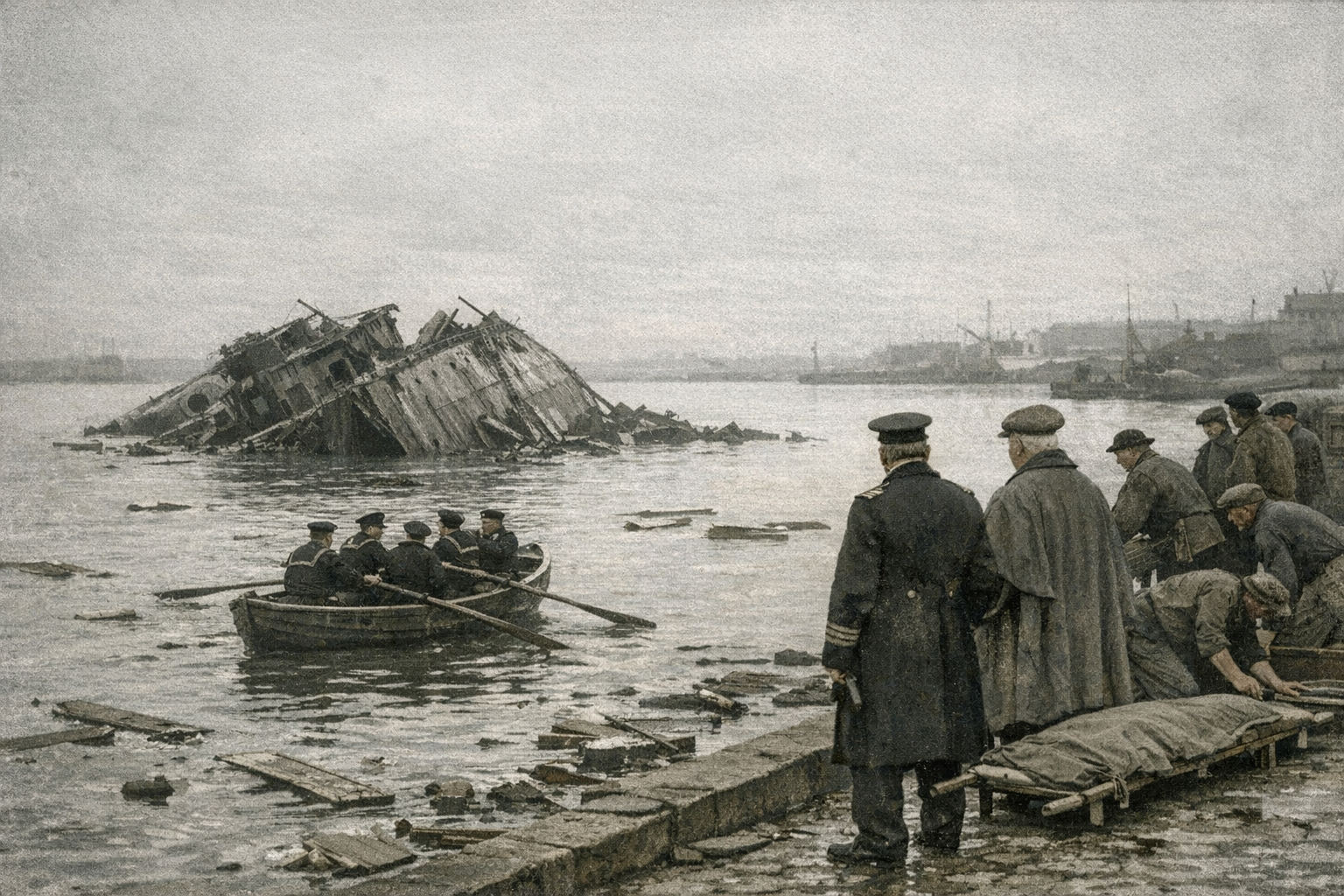 HMS Bulwark (1899) — catastrophic internal explosion and loss at anchor (Sheerness, United Kingdom)