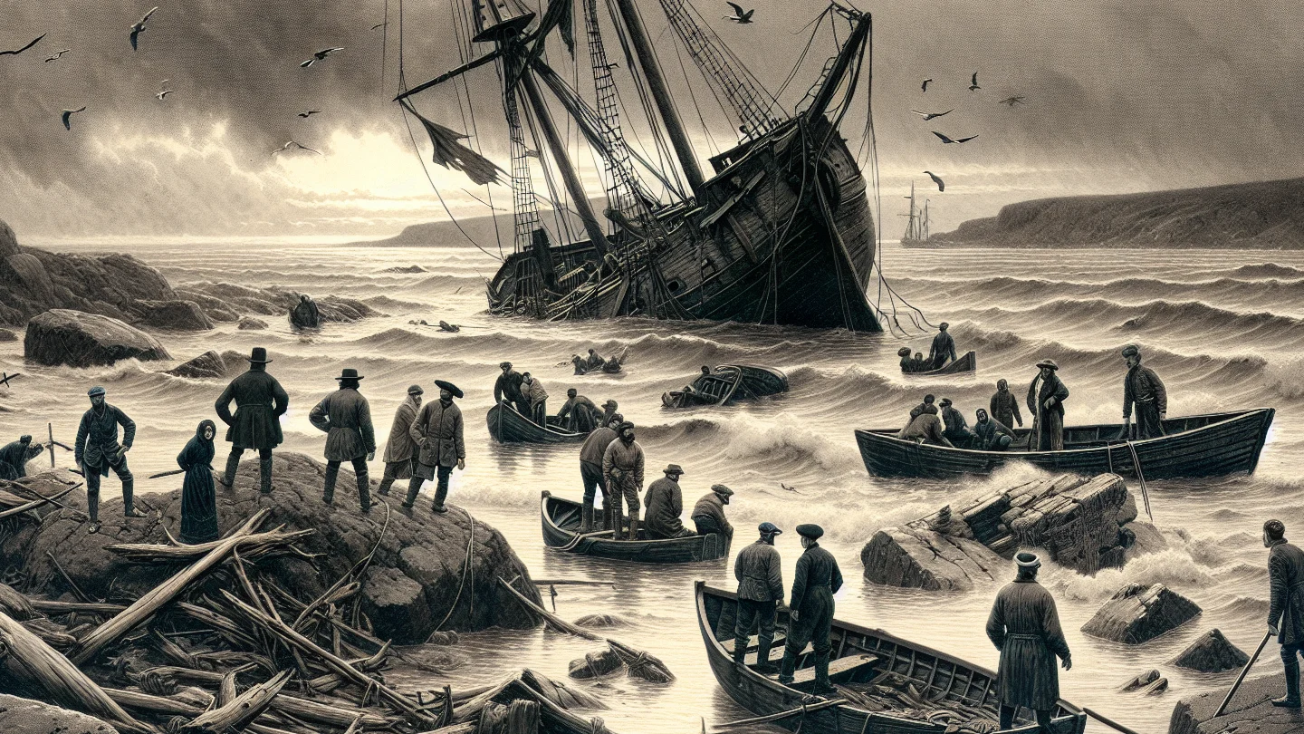 Ss Atlantic Rocks The Sinking of the SS Atlantic | Calamity Calendar