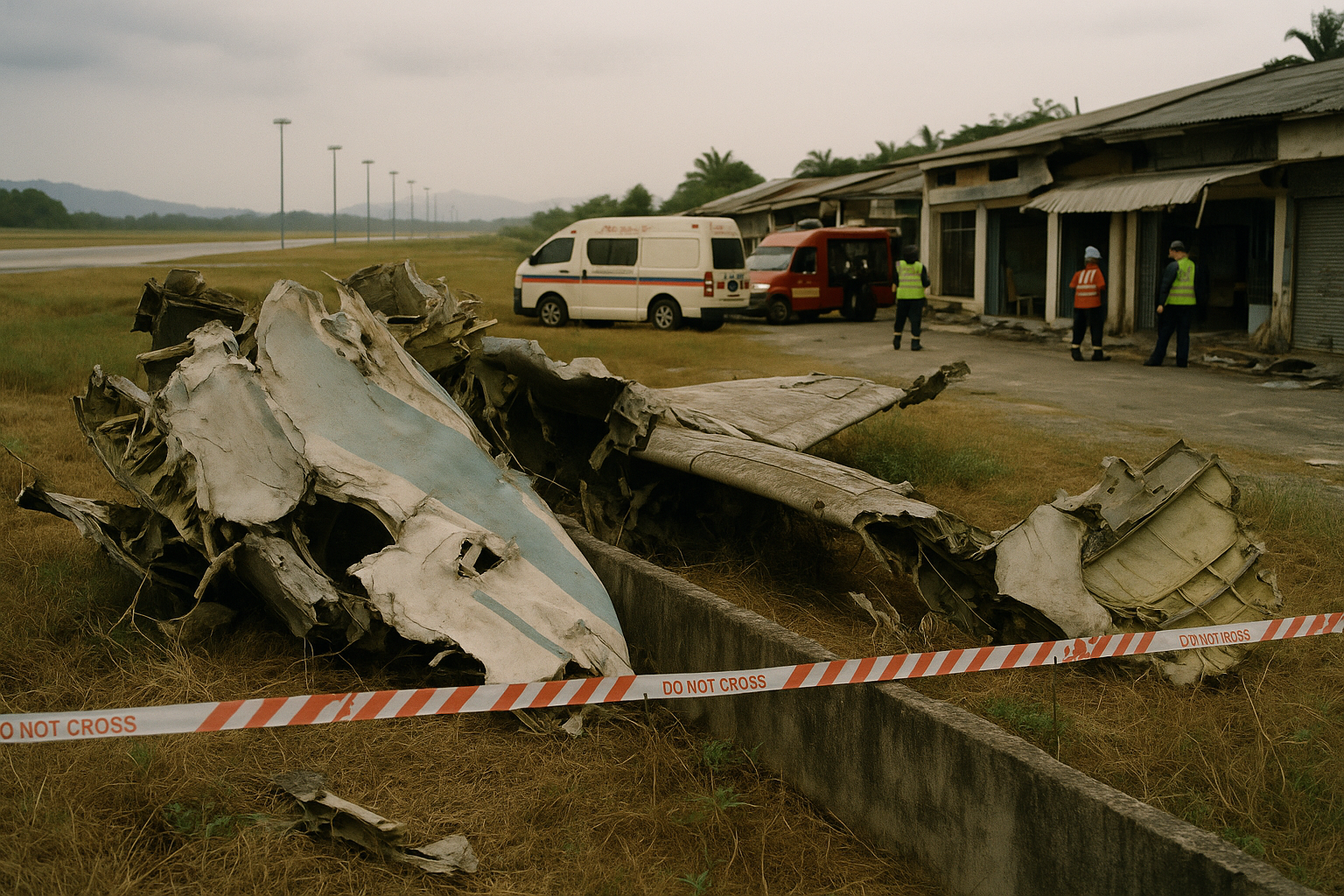 Malaysia Airlines Flight 2133 runway overrun and crash at Tawau Airport