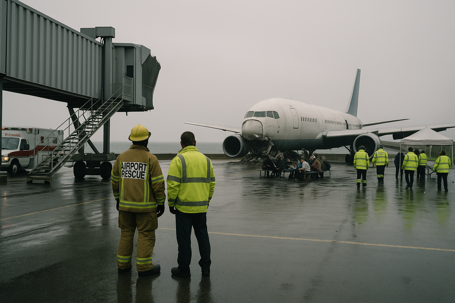 China Airlines Flight 605 runway overrun and accident at Hong Kong Kai Tak Airport