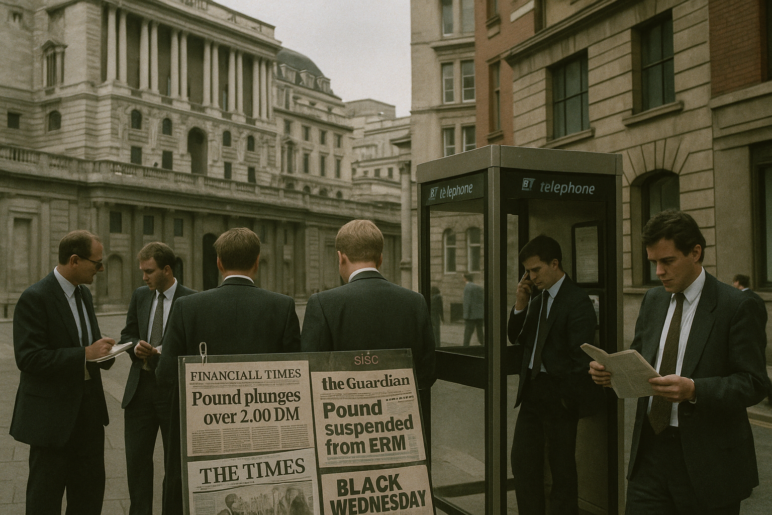Black Wednesday (the 1992 sterling crisis)