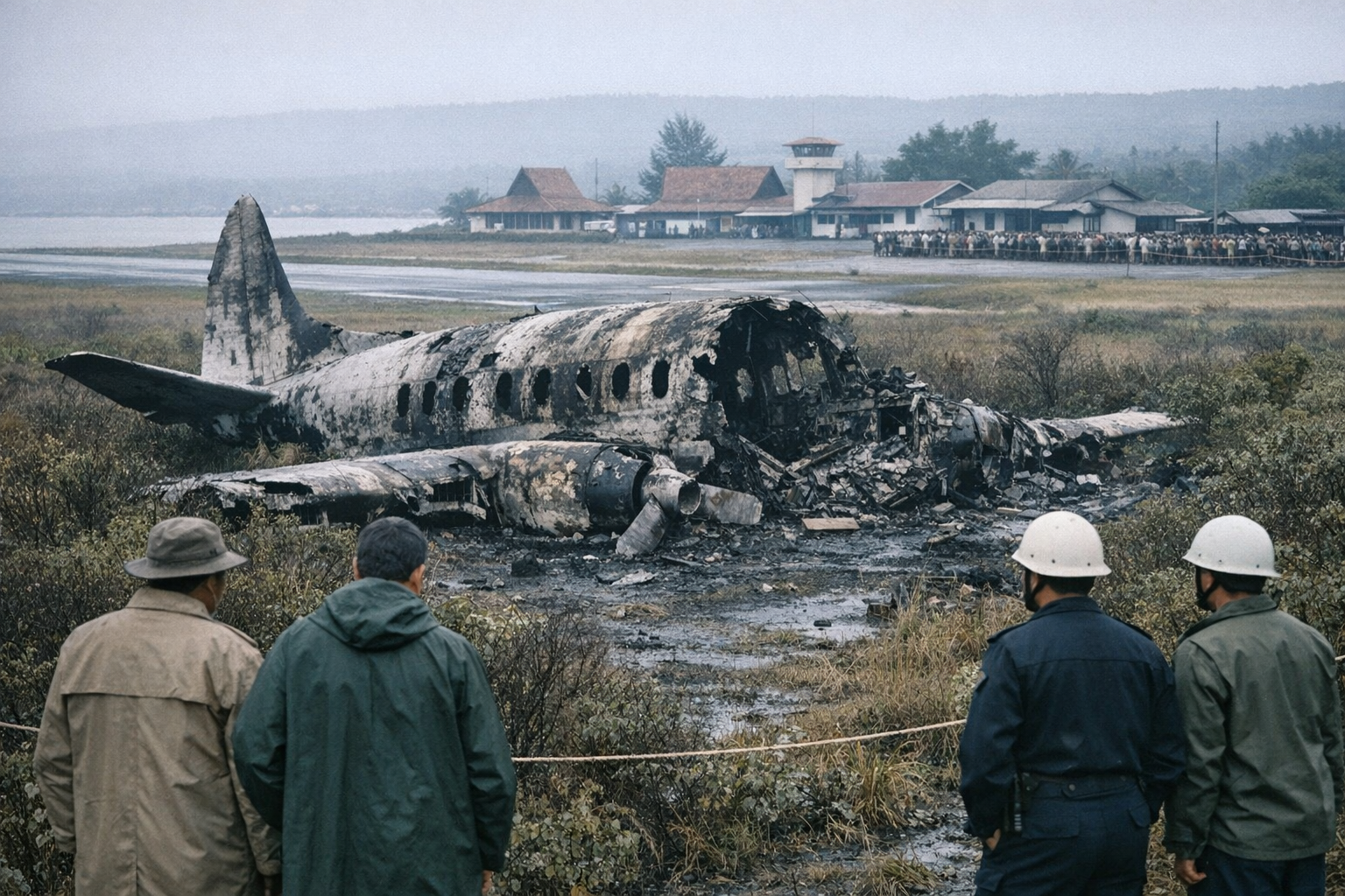 1971 Merpati Nusantara Airlines Vickers Viscount crash