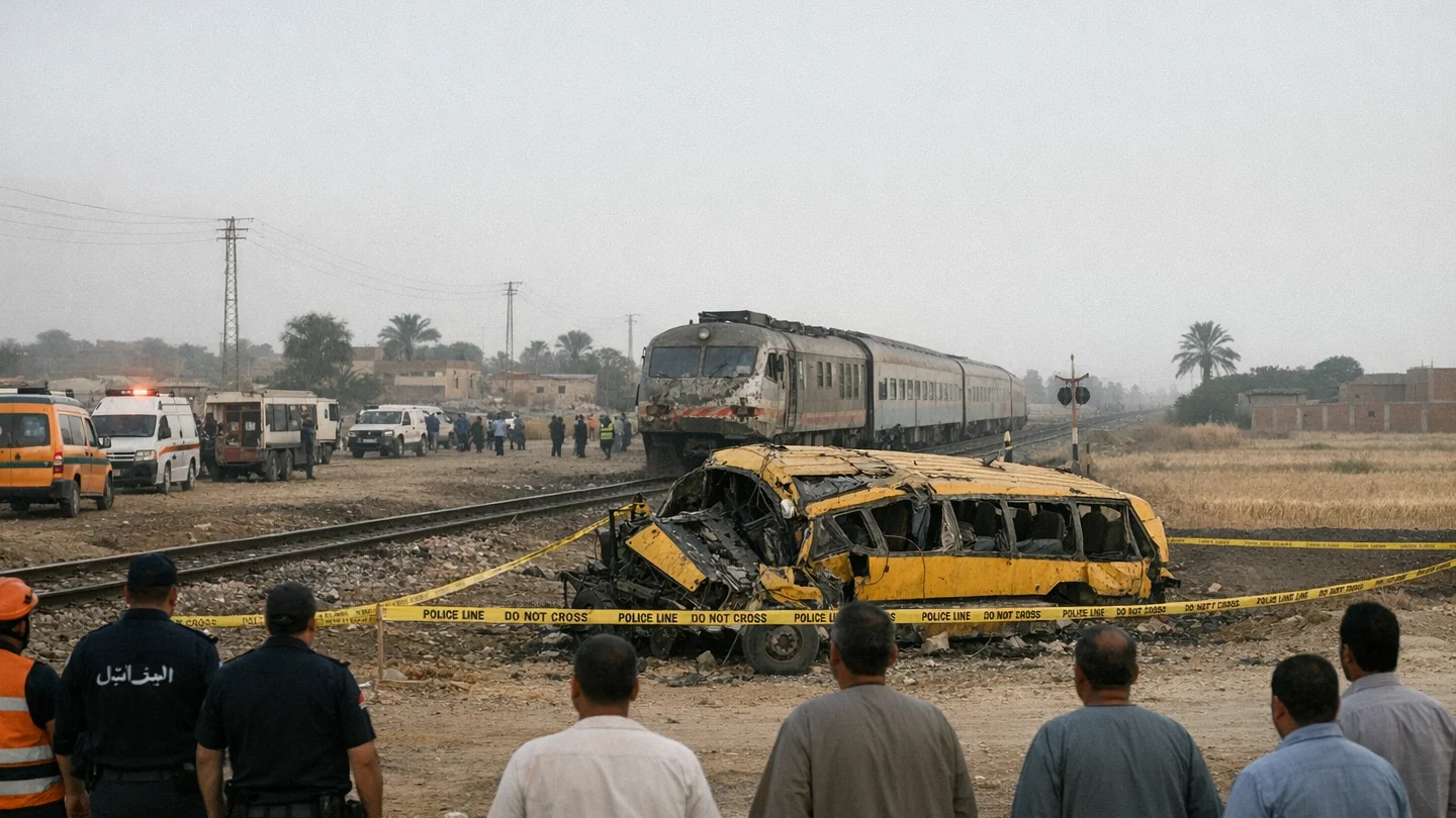 Manfalut train–bus collision | Calamity Calendar