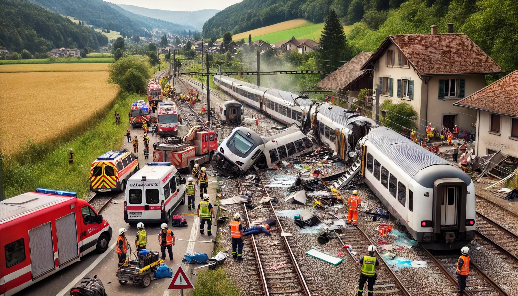 The Lausanne Train  Collision