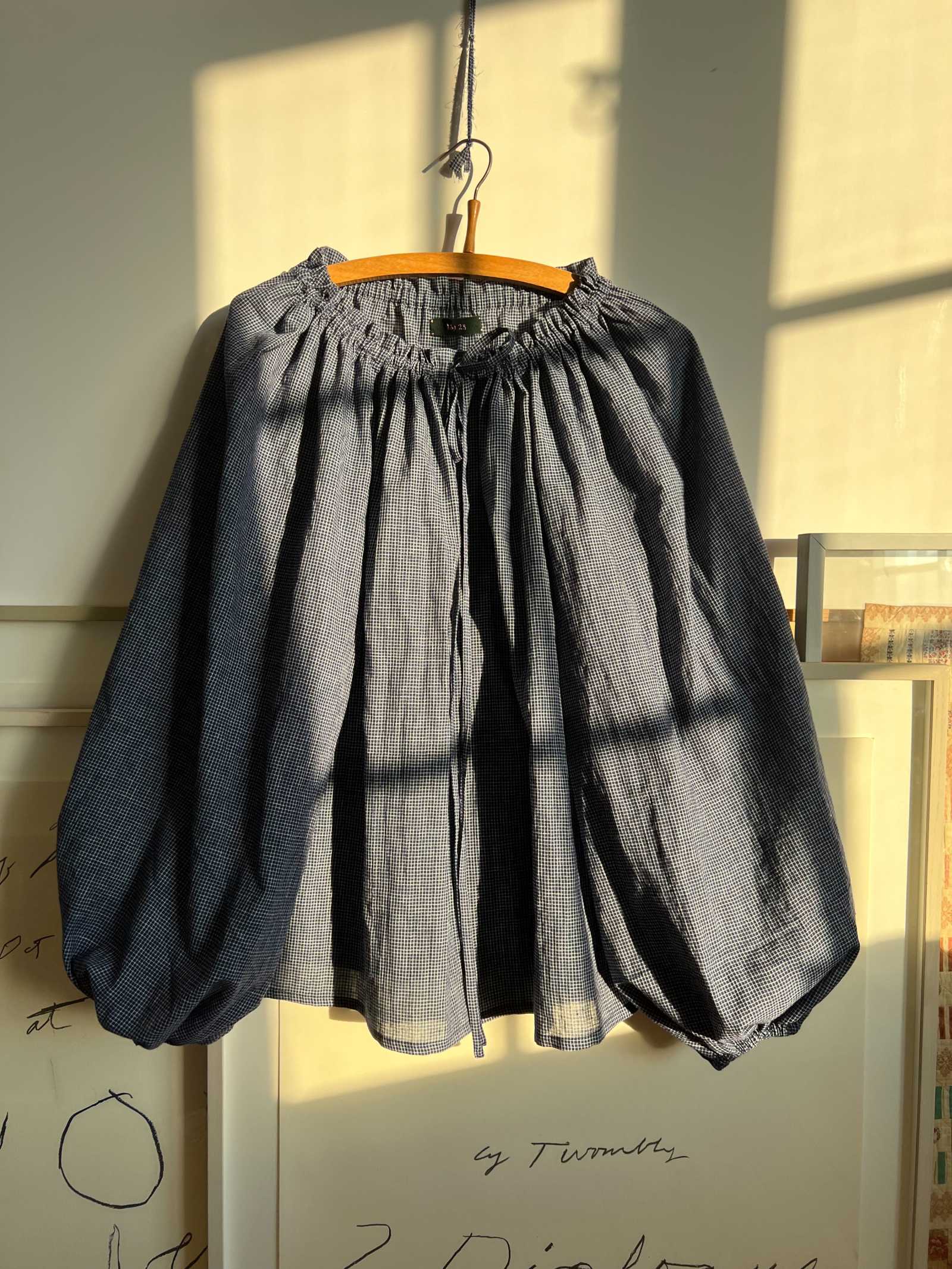 大幅に値引き Euro Vintage Design Indigo Atelier Smock - トップス