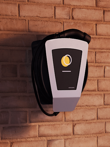 Wallbox an einer Wand