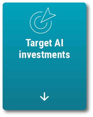 Target AI investments