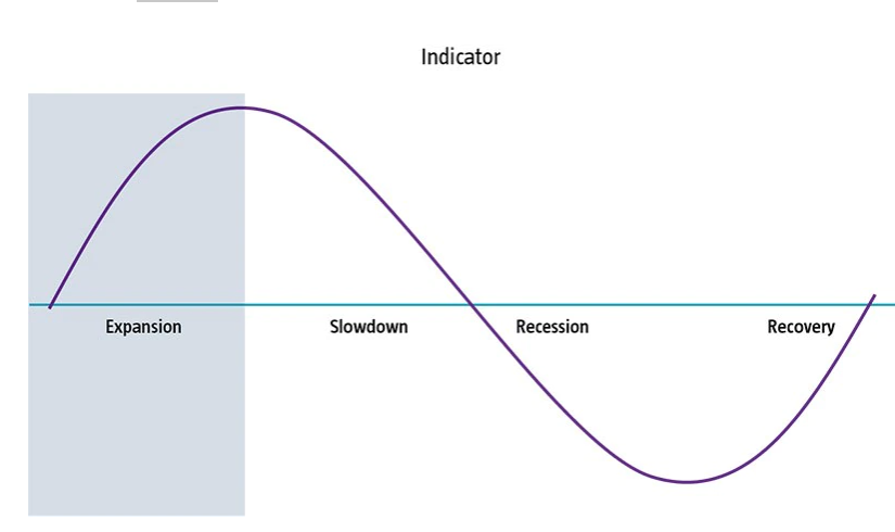 The business cycle reading at June 2021: an expansion phase