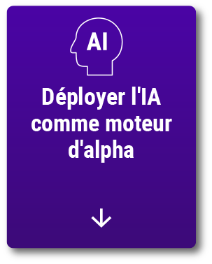 Deploy AI as alpha driver