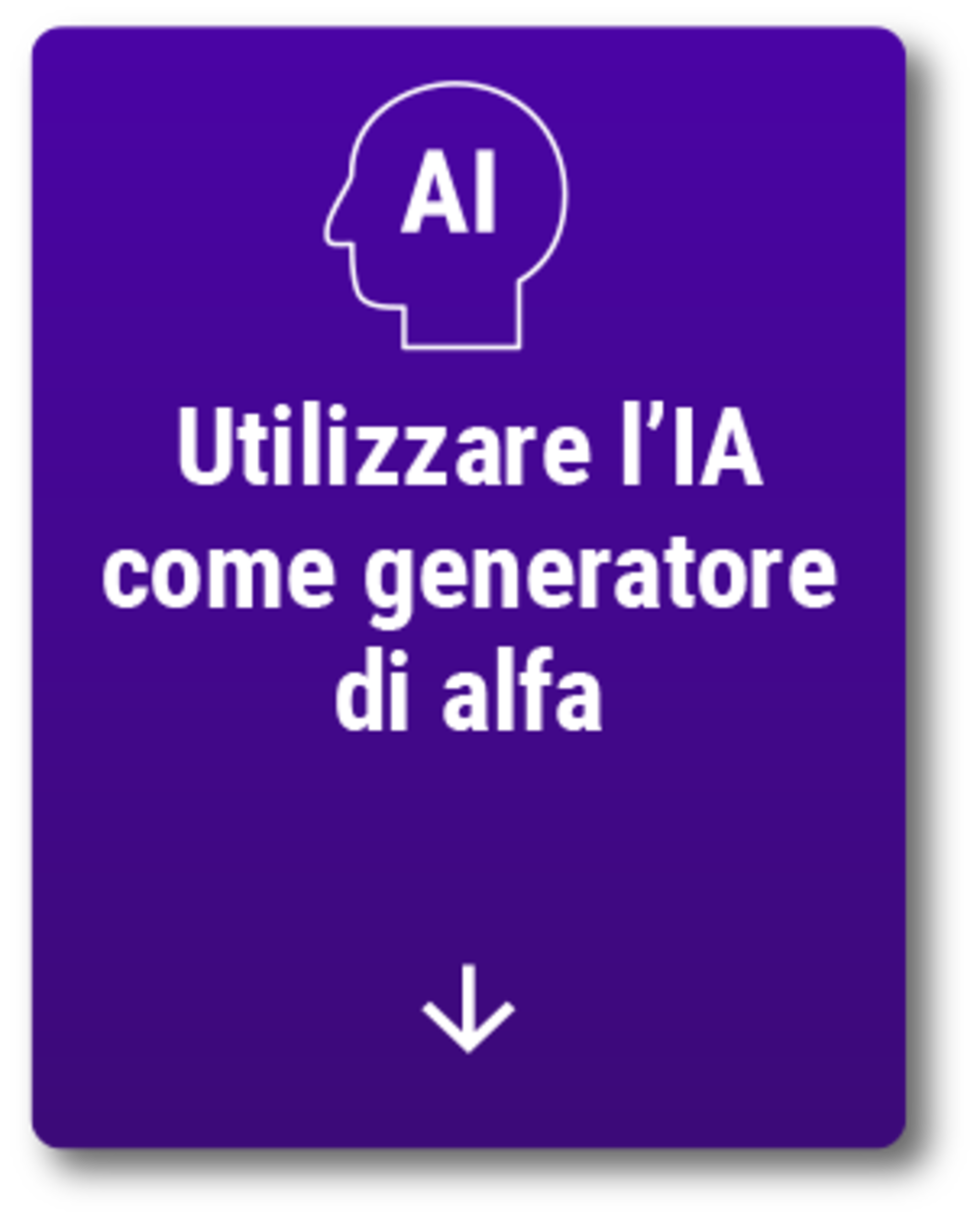 Deploy AI as alpha driver