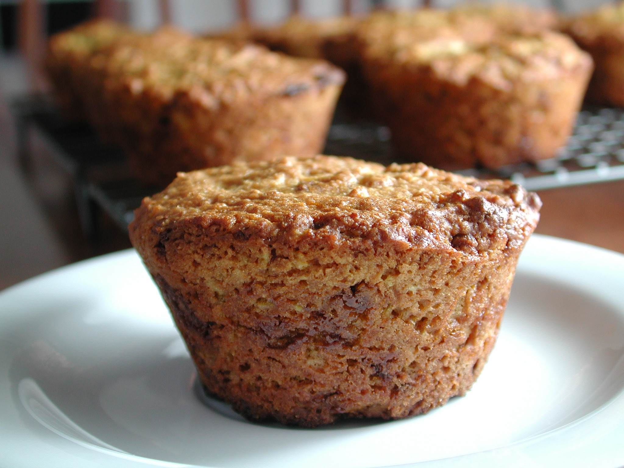 Muffins de Peace River - sin gluten y vegano